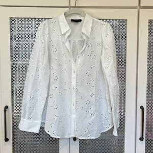 Hatch Maternity Eyelet Blouse